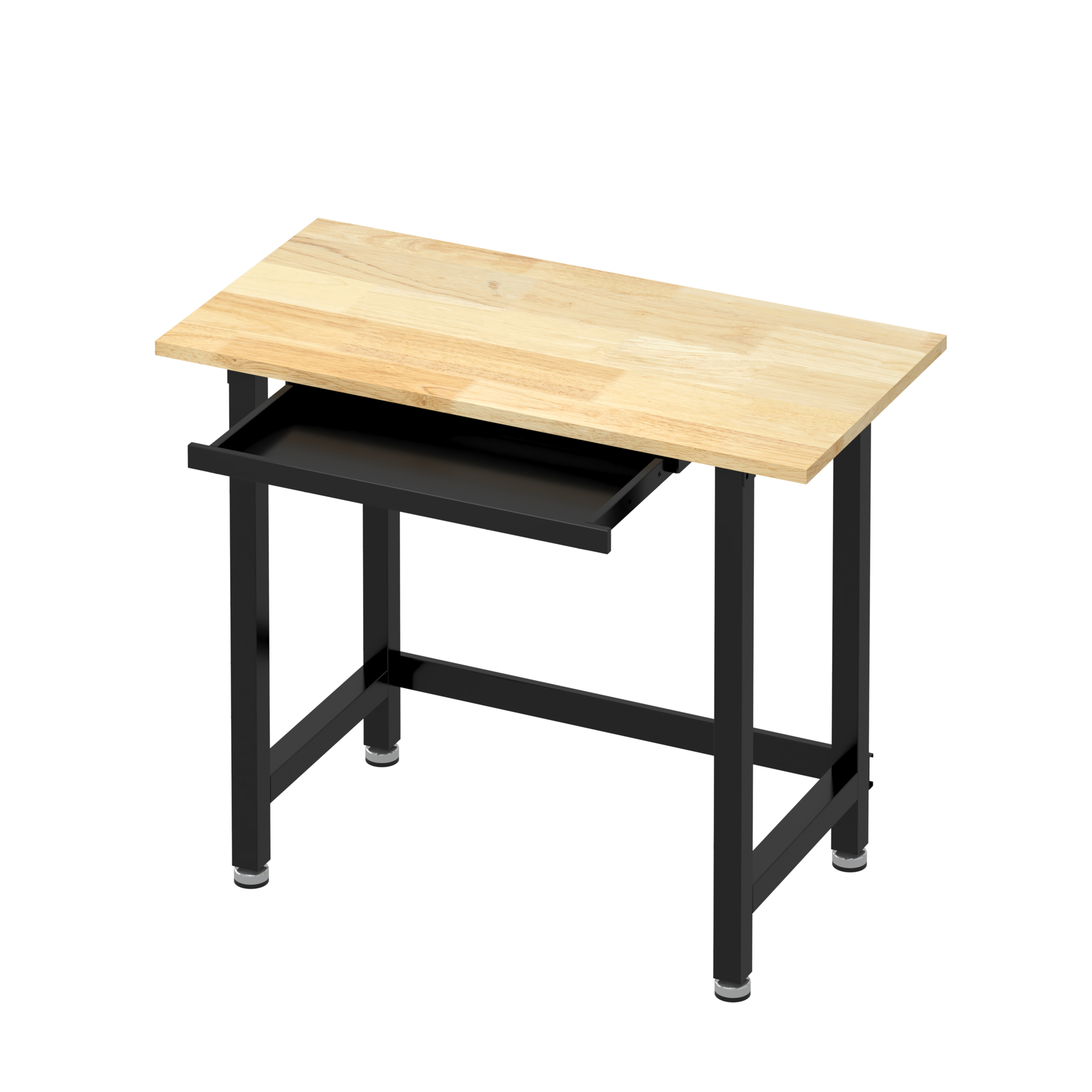 4Dock Heavy-Duty Workbench with Drawer — 48in. x 24in., for Warehouse & Office, Model# HD3B-BH